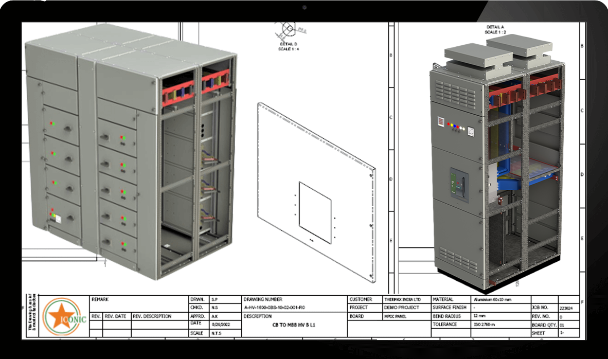 3D design software for electrical panels by Iconic Techno